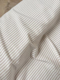Tissu jersey maille rayures taupe Oeko-tex – Vente au mètre (50 cm)