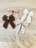 Barrette noeud ruban - accessoires pour cheveux