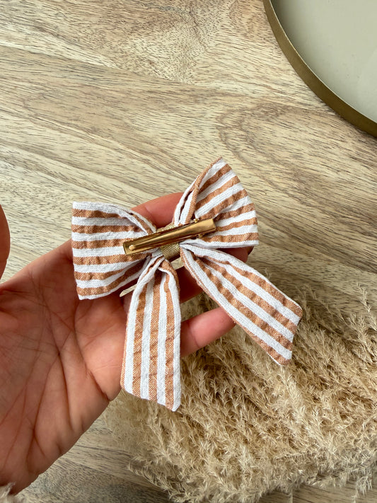 Barrette noeud ruban - accessoires pour cheveux