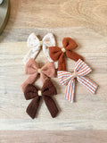 Barrette noeud ruban - accessoires pour cheveux